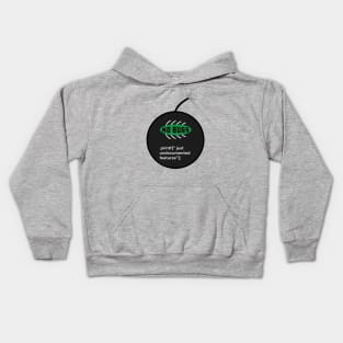 funny t-shirt for coders and programmers no bugs just undocumented features Kids Hoodie